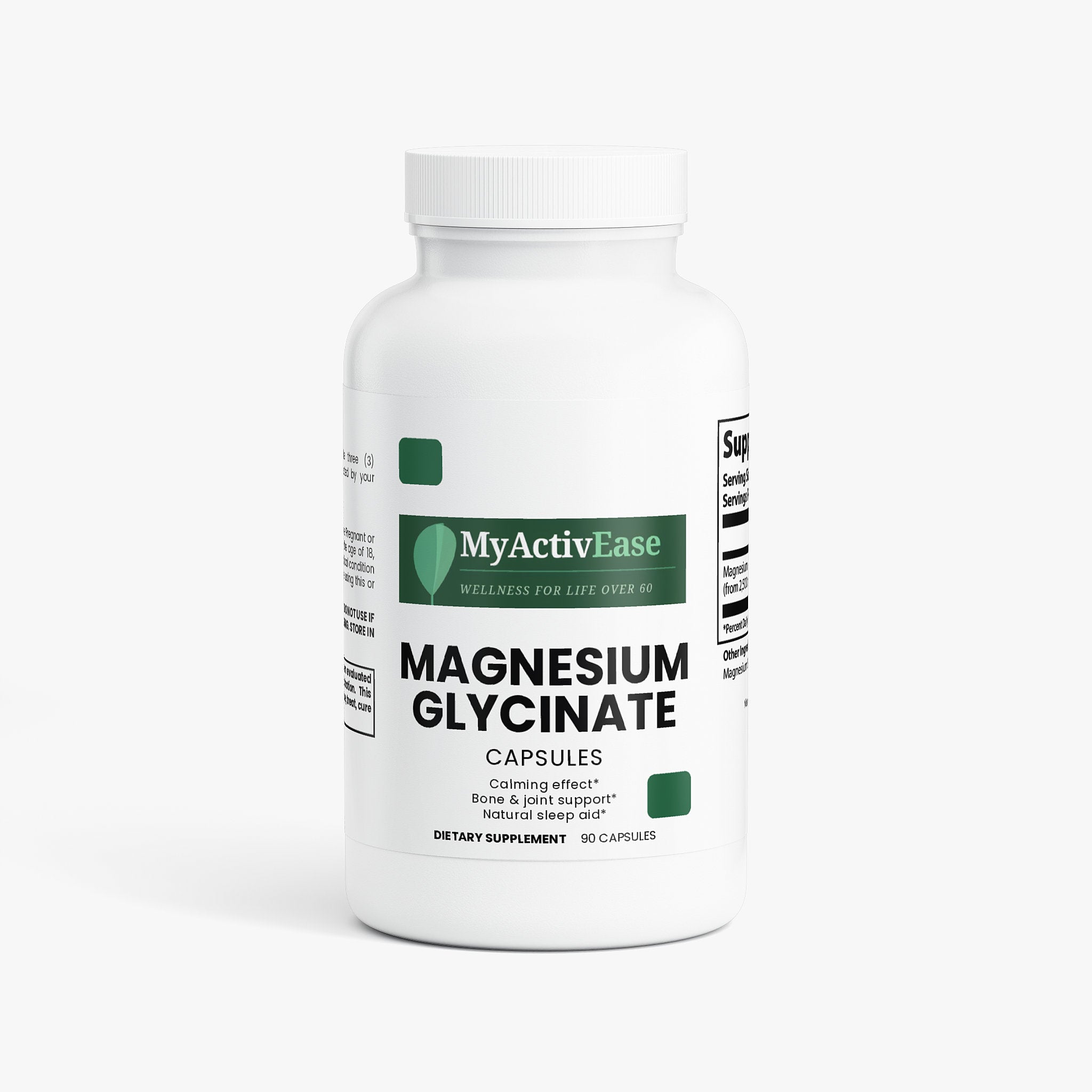 Magnesium Glycinate Sleep Support for Seniors