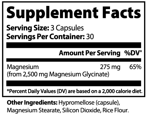 Magnesium Glycinate Sleep Support for Seniors