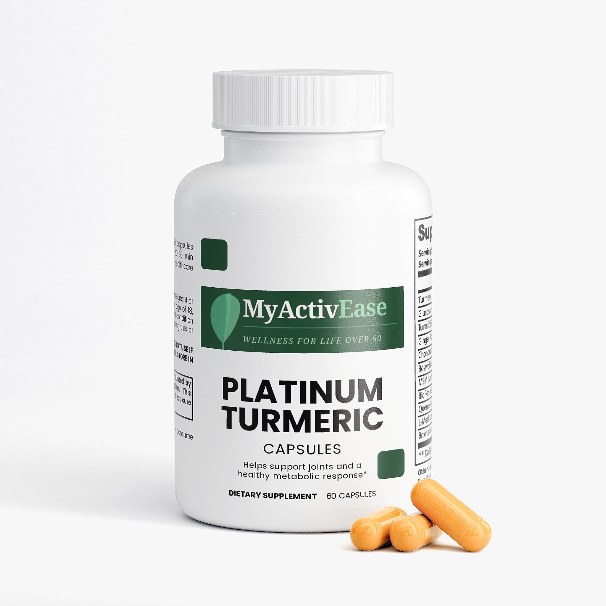 Turmeric Curcumin Supplement for Seniors