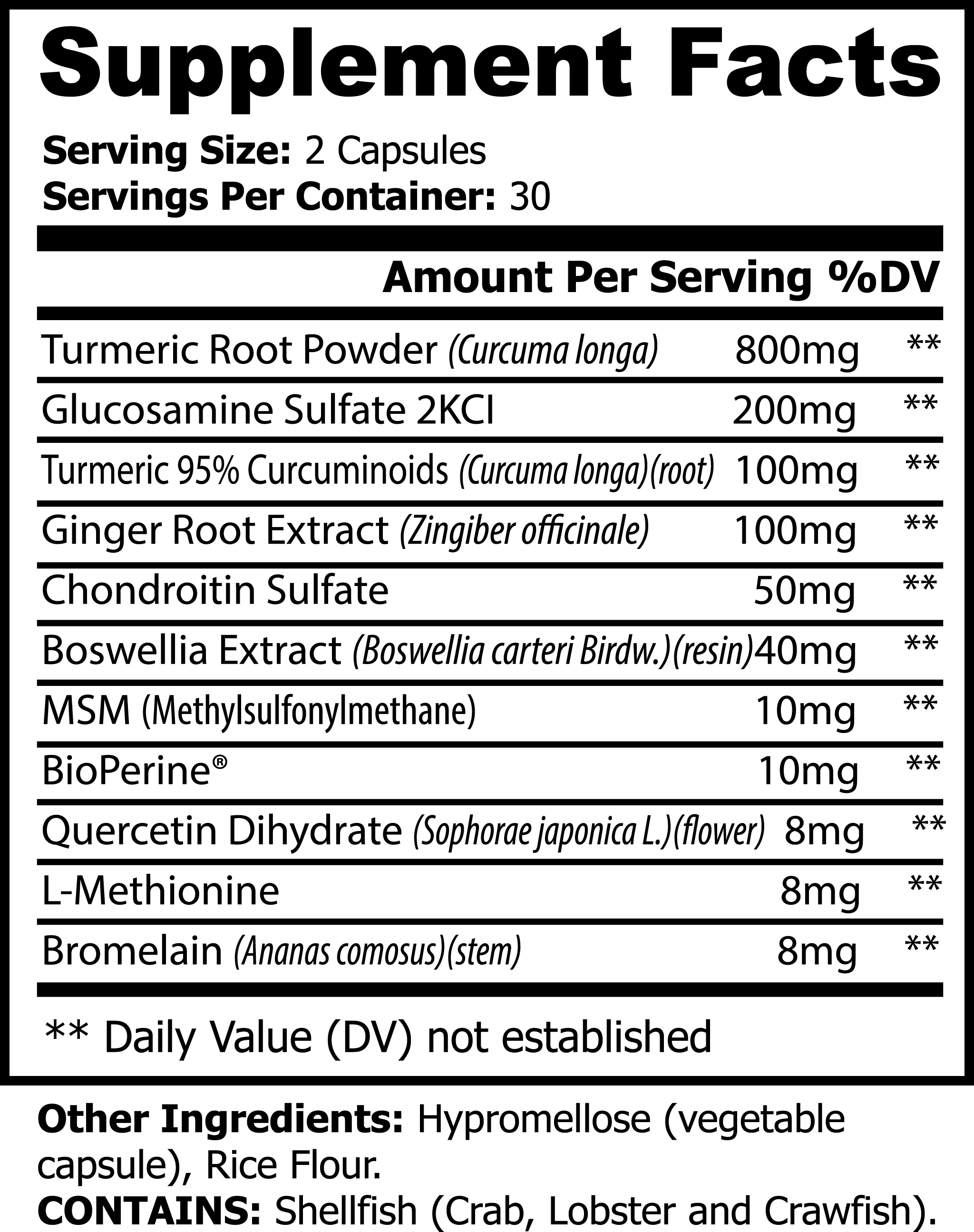 Turmeric Curcumin Supplement for Seniors